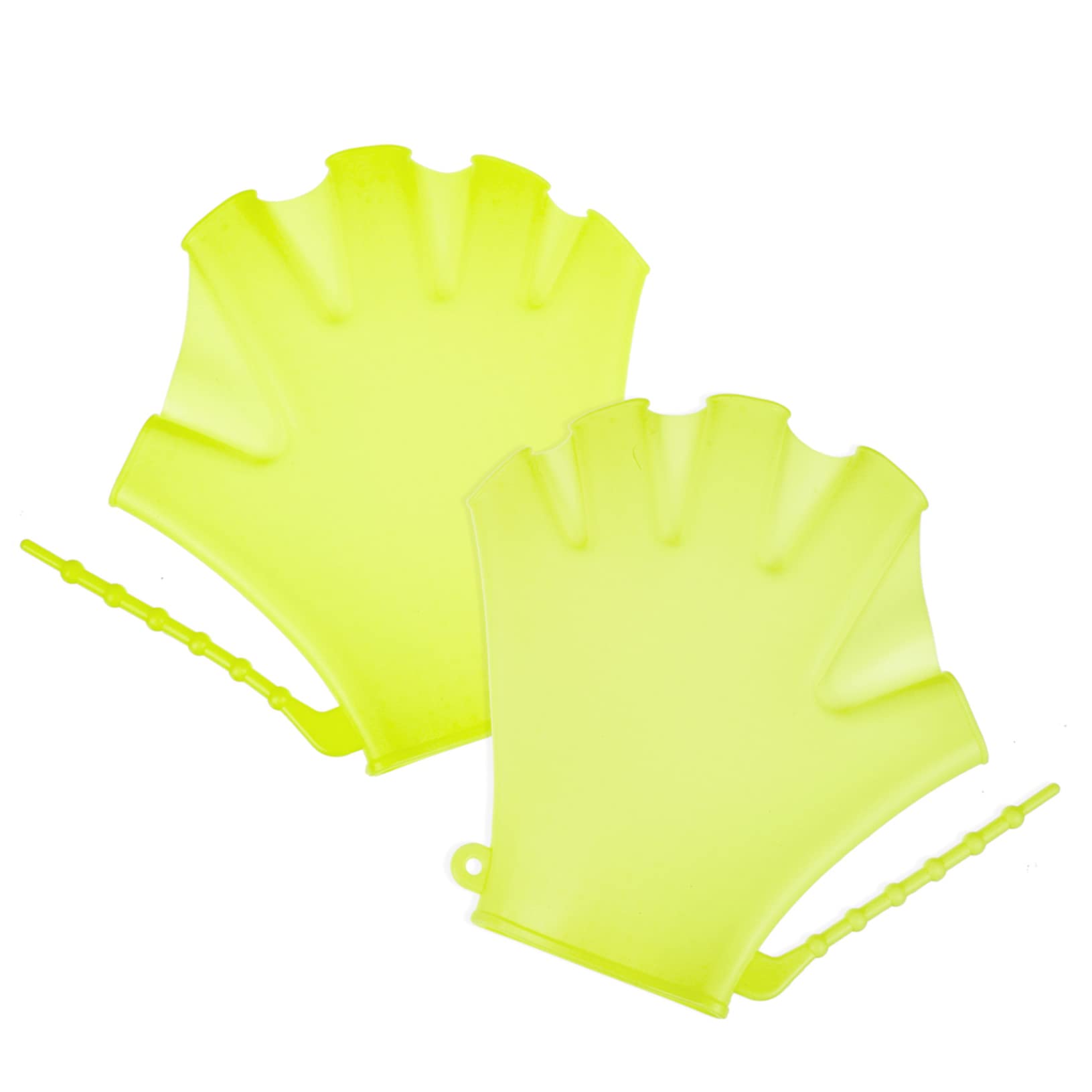 Anneome 2Pcs Swimming Pool Gloves for Webbed Diving Auxiliary Gloves Comfortable Swim Paddles for Boys for Water Activities and Fitness Classes Fluorescent