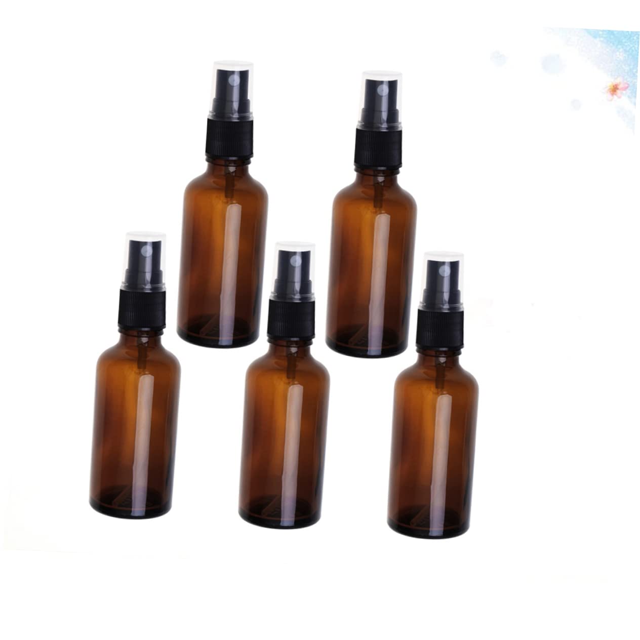FOMIYES 14 Braune Teilig Sprayflasche Wiederbefüllbar Langlebig Kompakt Uv Beständig für Emulsion Ätherische Öle Kosmetik Reiseset