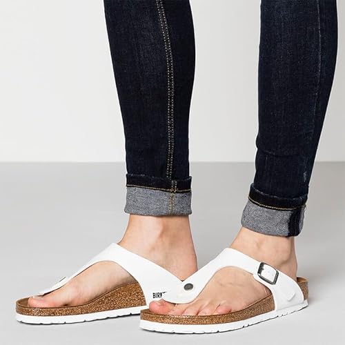 Birkenstock Para Mujer. 552683 Sandalias Arizona Bf Blanco (37), Plano, Ninguno, Casual - 3
