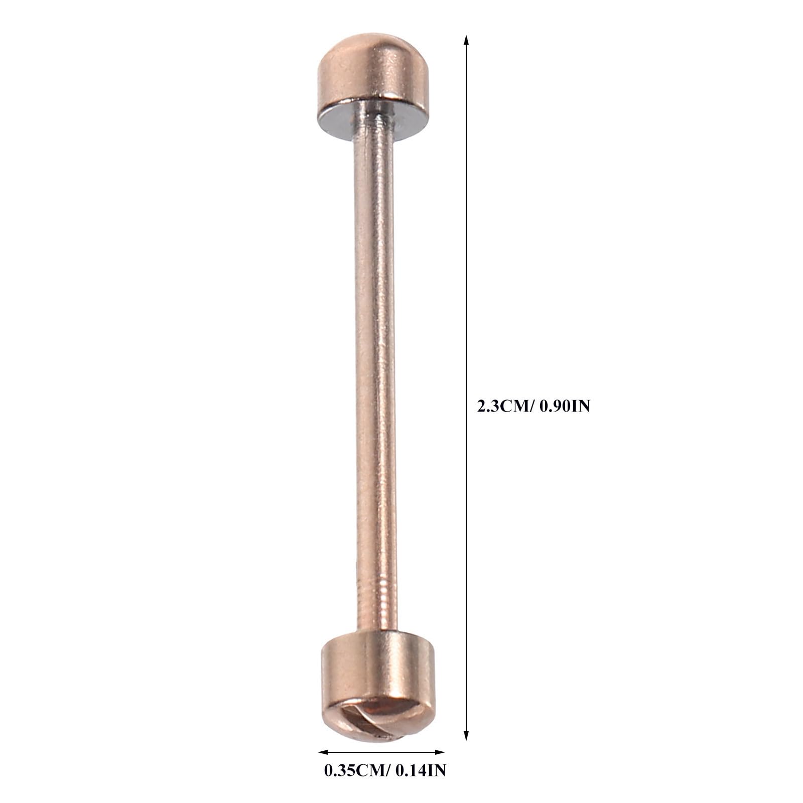 Garneck Varillas de Conexión para Reloj Tornillo, Metal Plata