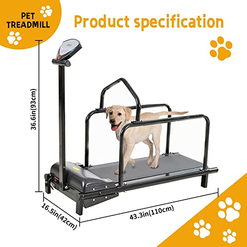Hunde-Laufband - Indoor-Laufmaschine für große, mittelgroße und kleine Hunde - Haustier-Trainingsgeräte für den Heimgebrauch