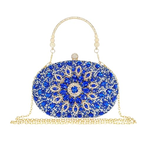 Image of MAIRLOM Rhinestone Clutch Purses for Women Evening Bag Sparkly Handbag | Diamond Clutches Purse Glitter Crystal Gemstone Shoulder Bags Luxury Handbags for Wedding Formal Party Prom