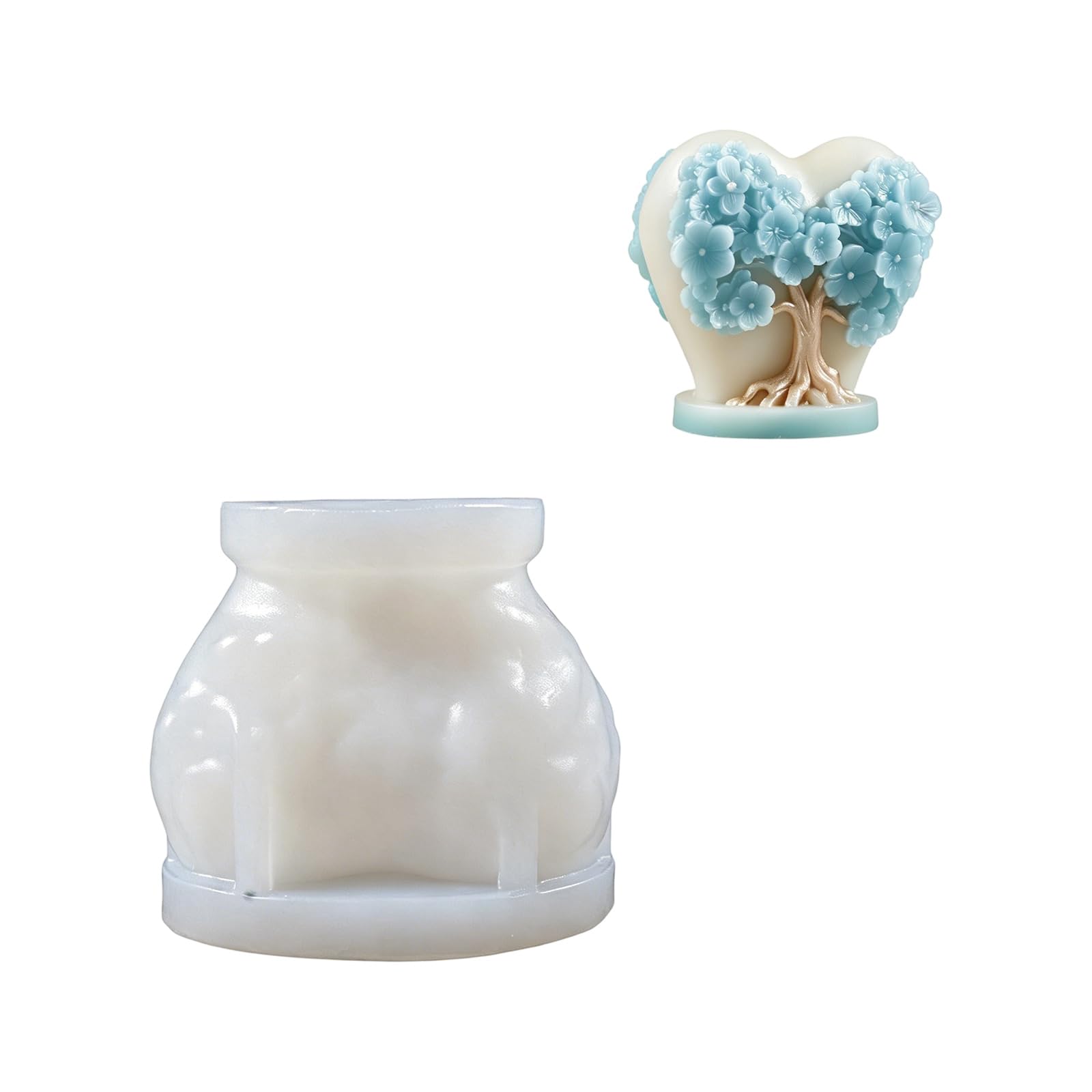 Alksubbm Heart Silicone for Projects and Festival Home Decoration Decorative Candlewax