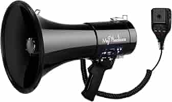 Amazon | MyMealivos ショルダーメガホン 15W 拡声器 メガホン