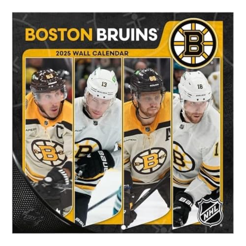 TURNER SPORTS Calendrier mur mini Bruins Boston 2025