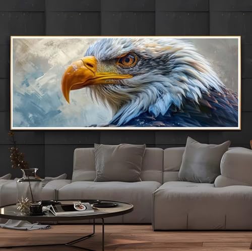 Peinture diamant broderie diamant kit complet 100x50cm pour une décoration murale salon éclatante