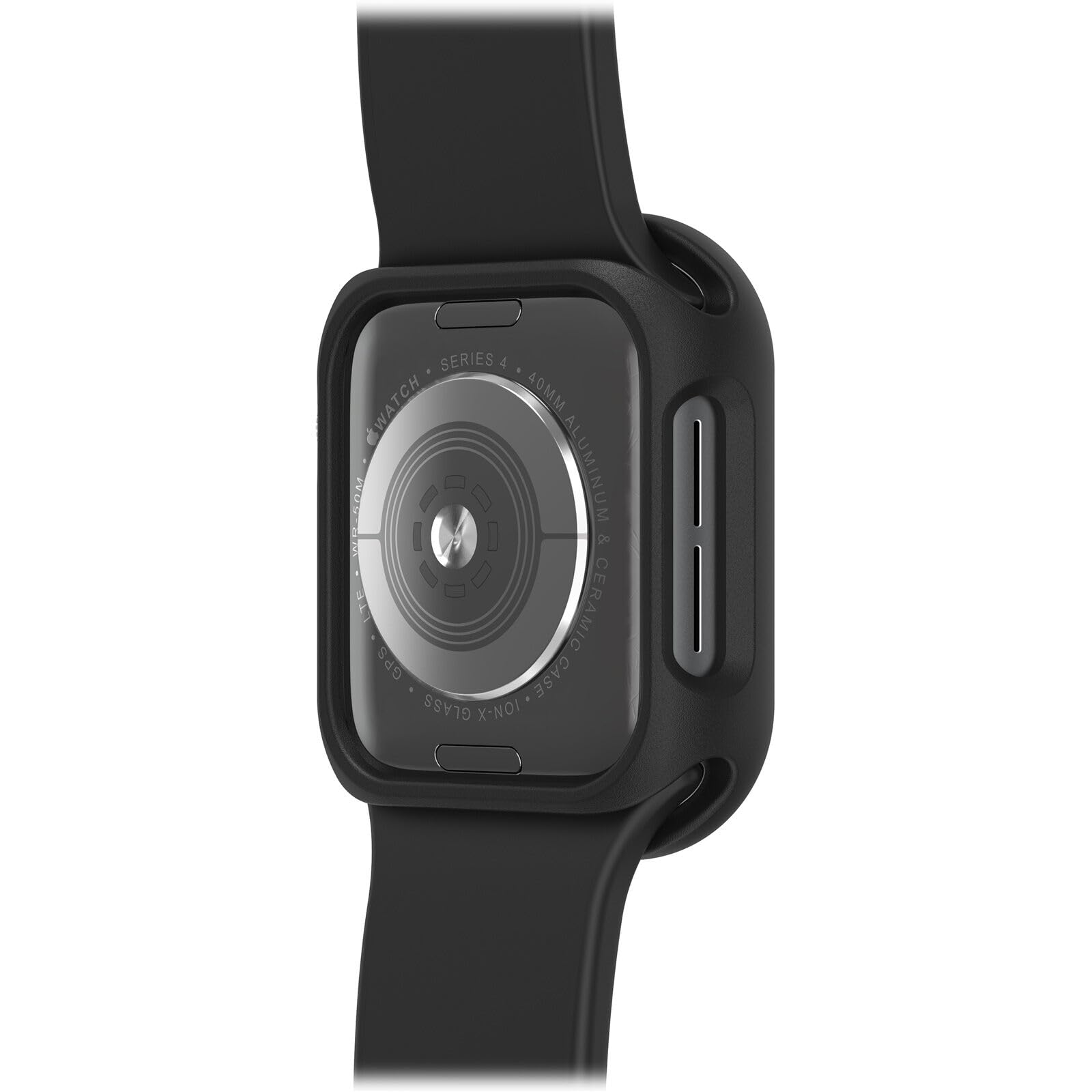OtterBox - Apple Watch Series SE/4/5/6, 44 mm Exo Edge Bumper Case - Coque de protection pour montre intelligente, ajustement fin et précis (noir)