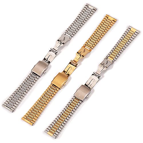Sangle en acier inoxydable universelle de 12mm à 20mm pour montre - 5