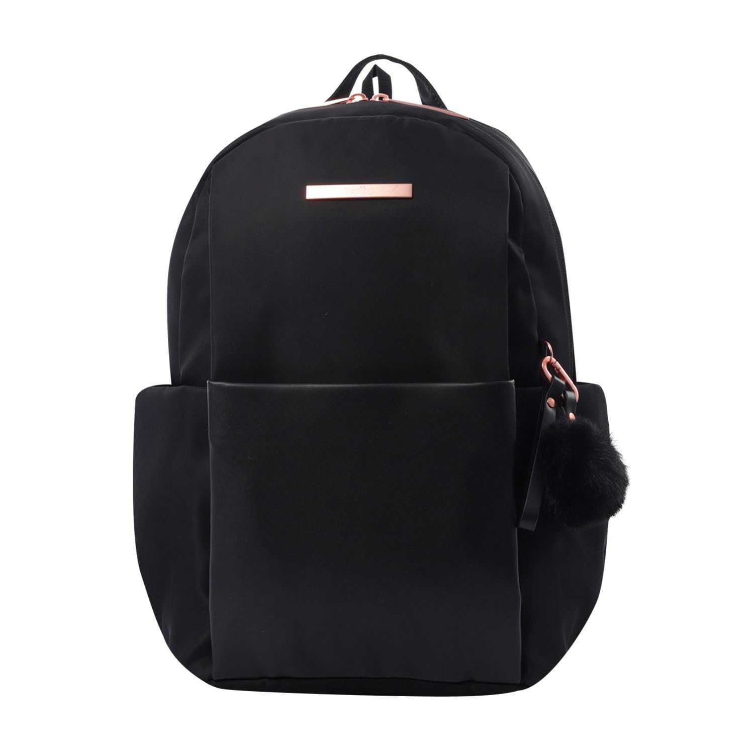 TOTTO - Mochila para Ordenador Portátil de 14 Pulgadas, Modelo Adelaide 1, 3 Compartimentos, 2 Bolsillos Botella, Bolsillo Secreto, Correa para Colgar en Maleta, Resistente