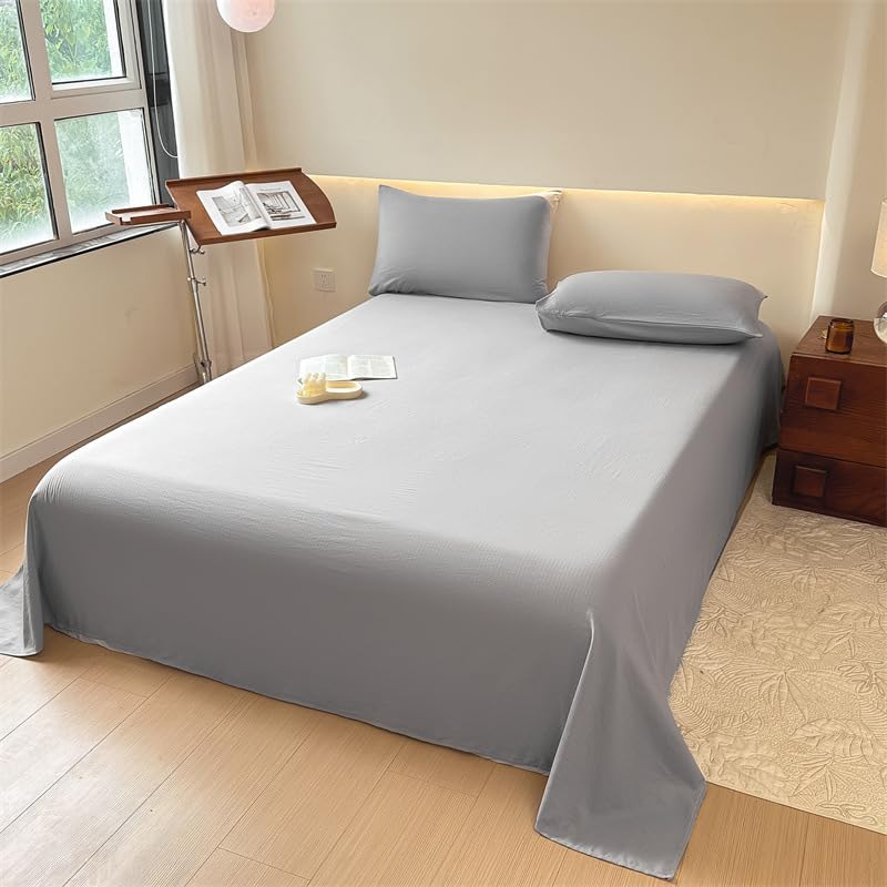 Drap housse gris imprimé pour transformer votre chambre en nid douillet