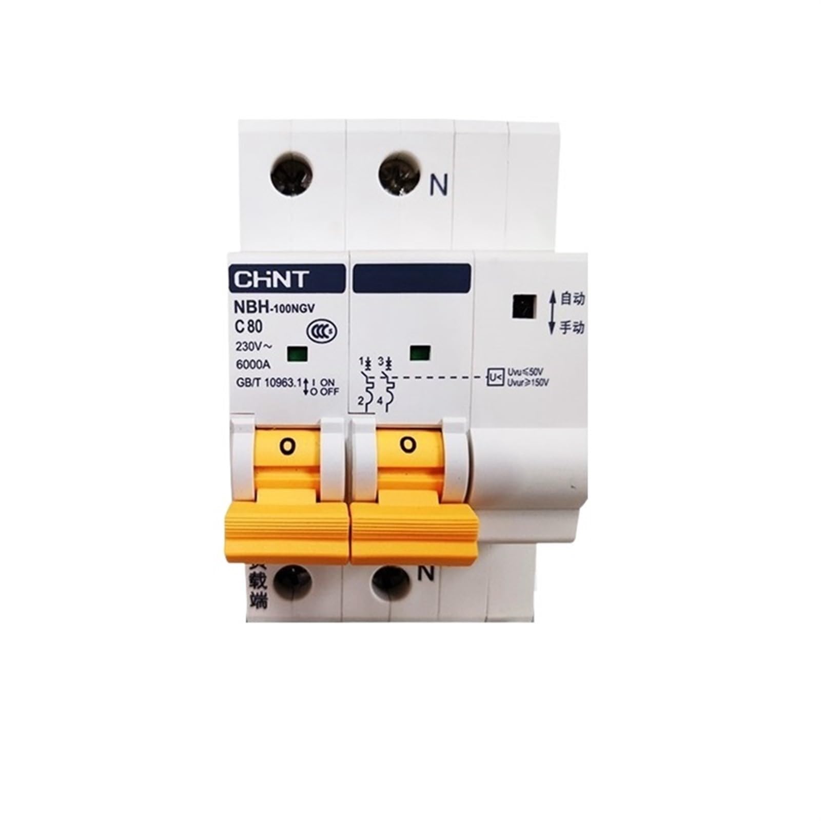 Disjoncteur à réenclenchement automatique PV protection surtension sous-tension 100A