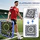 Rebounder für Fußball – Verstellbares Doppelseitiges Rebounder-Netz mit Ziel, für Fußball, Baseball, Tennis, Rugby – Trainingsnetz mit robustem Stahlrahmen – 80/100/120 cm Trainingszubehör Inn