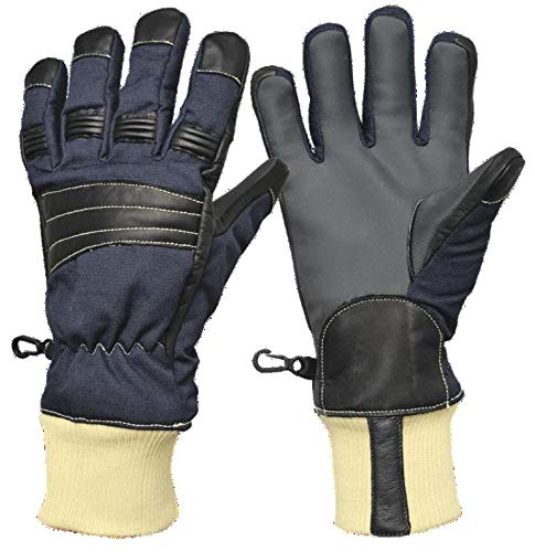Rostaing Unisex's TopFighterBKV Gloves, Navy Blue Back, 8 / M