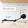 Row Warrior Air Rowing Machine | Foldable Gym-Quality Row Machine | 10- Damper Levels Cardio Machine for Full-Body Workout | Rowing Machine for Home Use with LED-Monitor | Rower Machine for Home Gym