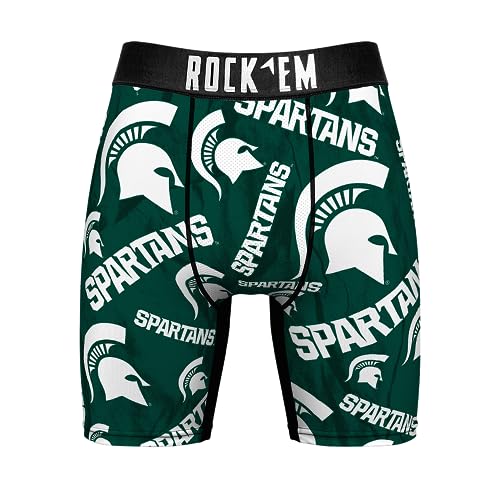 Rock 'Em NCAA Michigan State - Logo All Over Boxer Briefs
