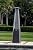 Fire Sense 62263 Pyramid Flame Patio Heater 40,000 BTU Outdoor Propane Heater Tower with Wheels - Coronado Brushed Bronze