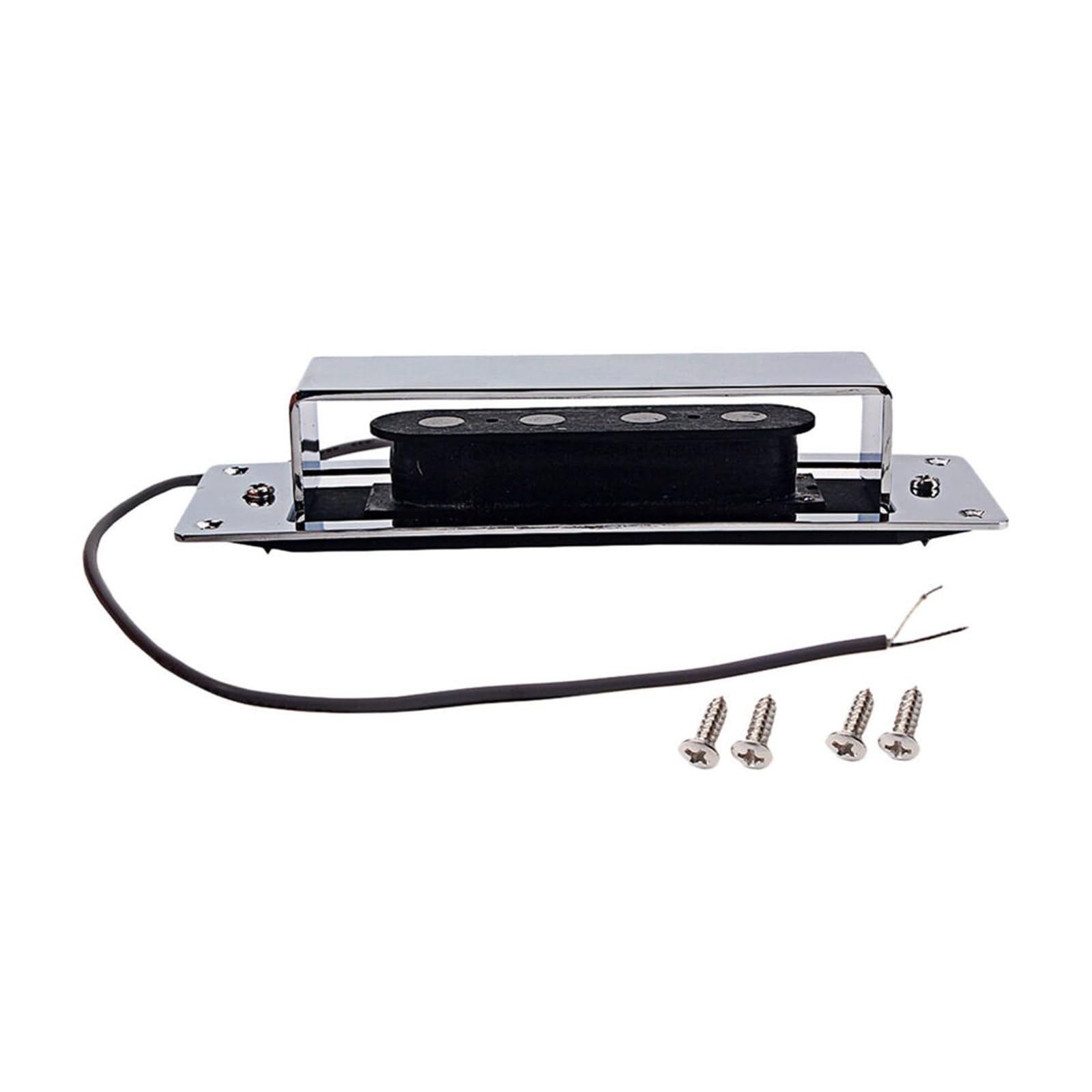 Una Pastilla De Puente Para Bajo Eléctrico Proporciona Un Tono Cálido Completo Adecuado Para Bajos De 4 Cuerdas