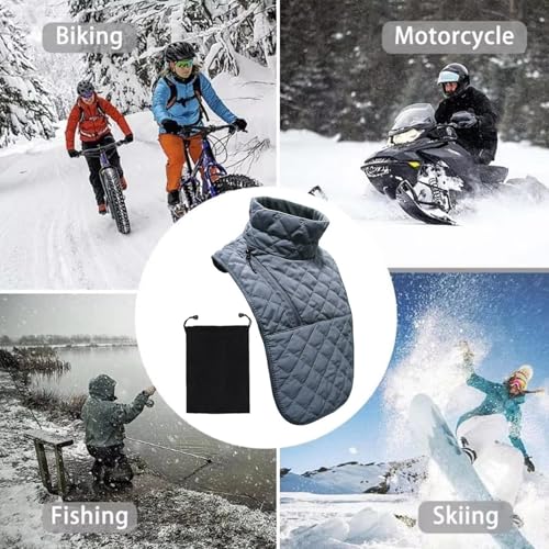 Cache-cou imperméable et coupe-vent ajustable pour le ski