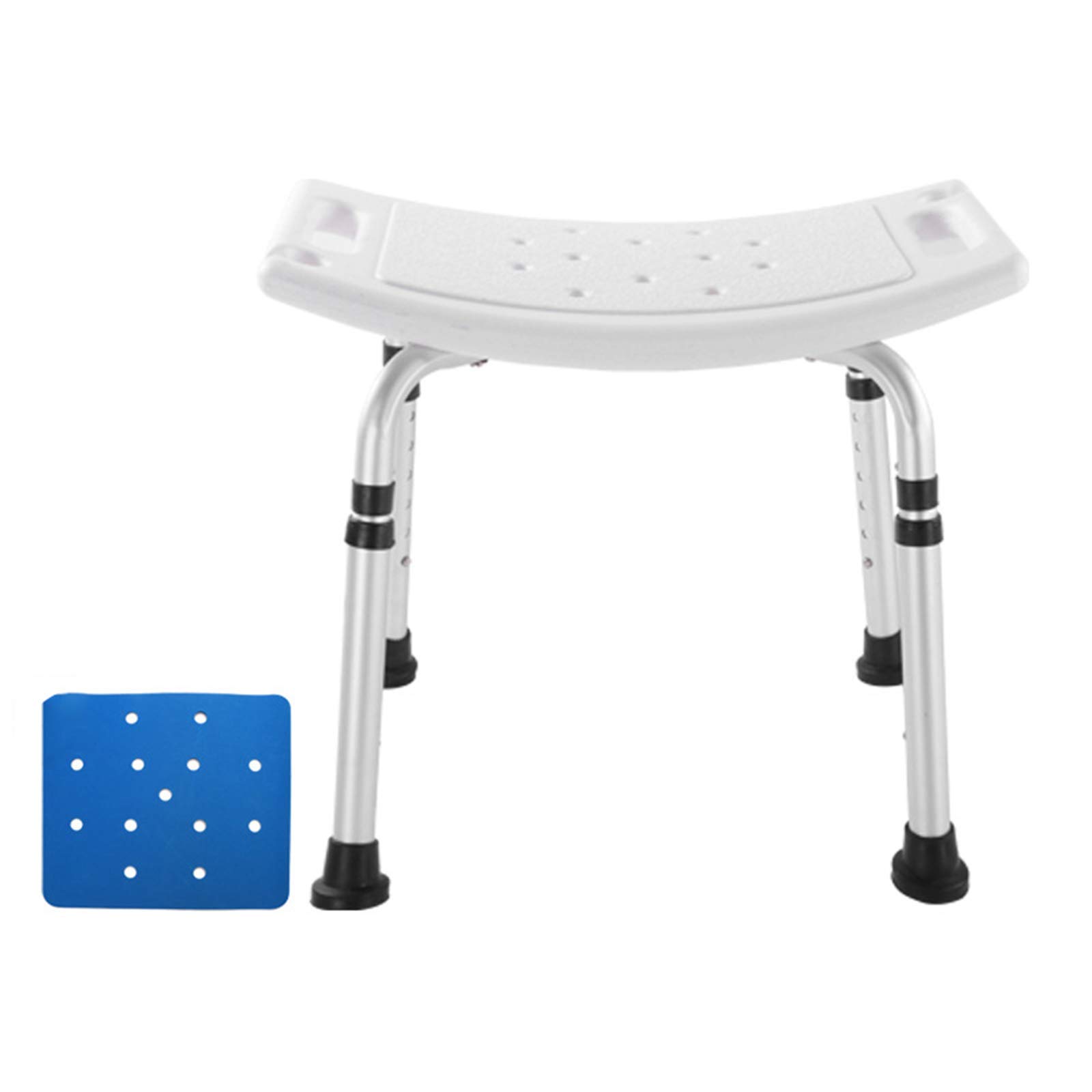 Silla de Ducha para Ancianos con Brazos Ajustables en Altura, para Personas Mayores discapacitadas Asientos de Ducha asistidos para Ducha Elevadores de Bañera Taburete de Ducha de
