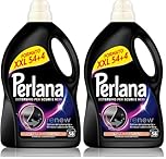 Perlana Detersivo Scuri e Neri (58 lavaggi), Detersivo lavatrice liquido per tutti i capi scuri, Detersivo capi neri per fibre rinnovate (Confezione da 2)