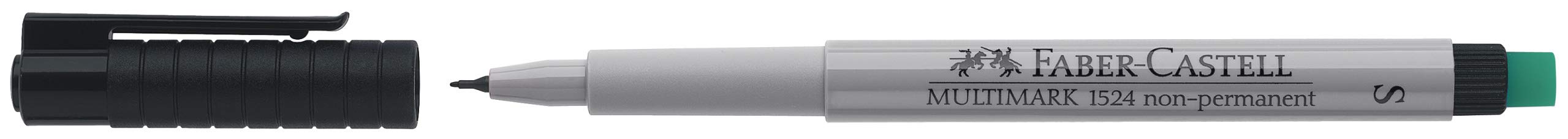 Faber-Castell 152499 - Marker Multimark 1524 Snon-permanent schwarz