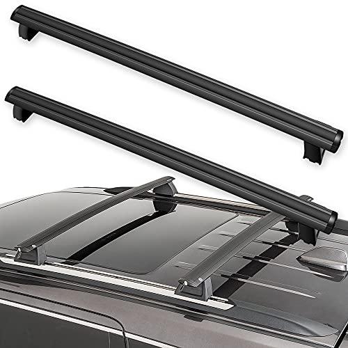 Barres De Toit Transversales Pour Jeep Grand Cherokee 2011-2021 – Aluminium, 260 Lbs, Avec Serrures Antivol, Neuves