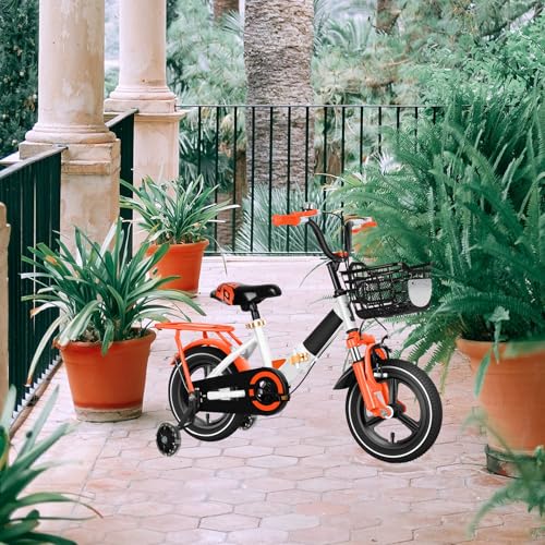 Ruedas de Entrenamiento para Bicicleta con Iluminación LED, Ruedas Estabilizadoras de 14 pulgadas en Negro, Soporte de Equilibrio Protector para Mayor Seguridad al Andar en Bicicleta miniatura 3