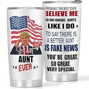 Aunt Gifts – 20oz Best Aunt Ever Tumbler with Lid for Women – Birthday Gifts for Auntie from Nephew – Mothers Day Gifts…