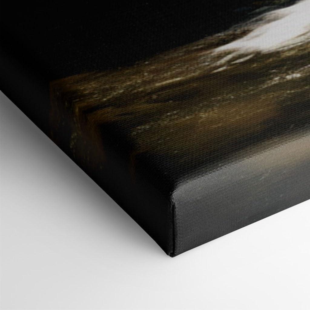 Canvas for Living room. Whispers of Nature: Capturing the Serenity of a Timeless Waterfall Oasis, 27 x 18 inch Canvas Wall Art - Contemporary Masterpieces - Modern Home Decor - 69x46 cm (27x18 inch)