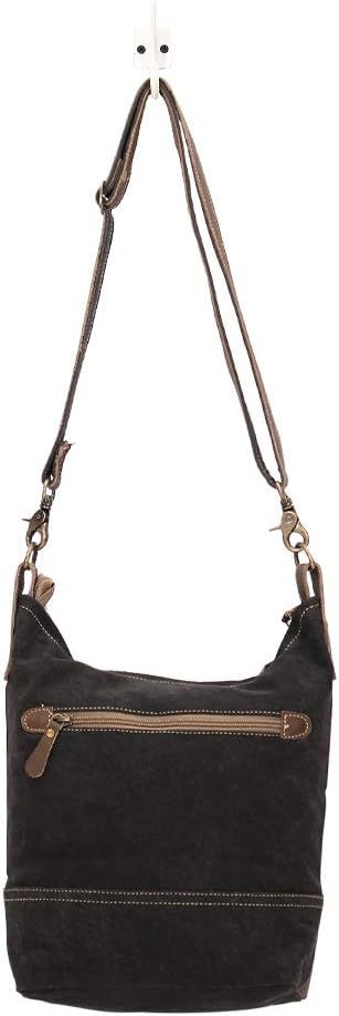 Myra Bag Floral Purses for Women - Canvas Floral Purse with Genuine Leather Accents, Casual Everyday Women’s Flower Bag - Image 6