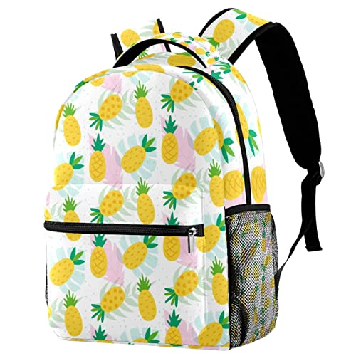 Sac à dos voyage rose à motif ananas pour vos weekends et cours