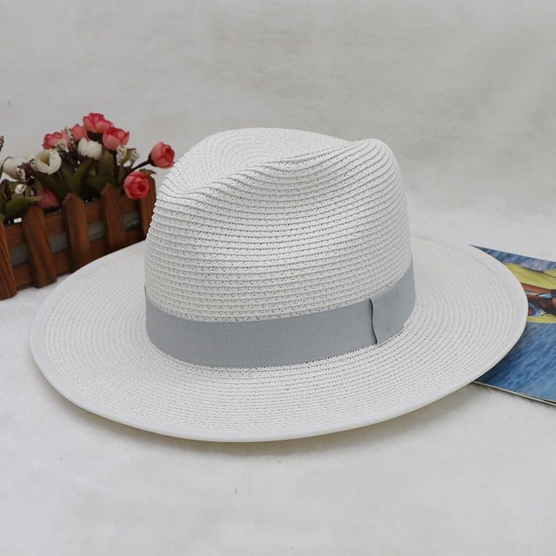 Outdoor Sun Visor Wide-Brim Flat Brim Hat Men's and Women's Jazz