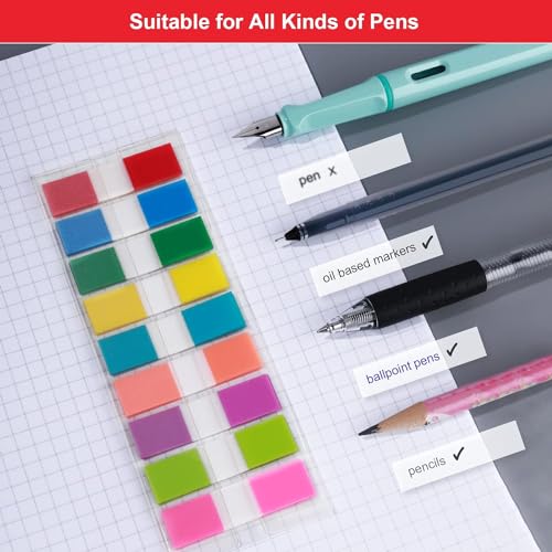 Image of Levin Page Markers Sticky Tabs,Sticky Note Tabs, Book Tabs,Book Sticky Notes,Sticky Index Tabs,1Pack Sticky Tabs for Annotating Books,Page Tabs Flags Label Sticker Pack of 1