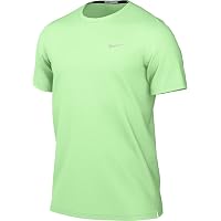 Nike Men's Top M Nk DF UV Miler SS, Vapor Green/Reflective Silv