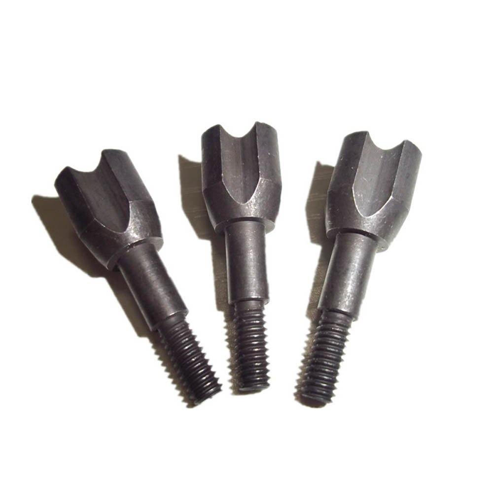 SHARROW 12pcs Archery Arrowhead Hammer Hunting Broadheads 100 Grains 125 Grains Arrow Tips Small Game Field Point Practice (Black, 125 Grains)