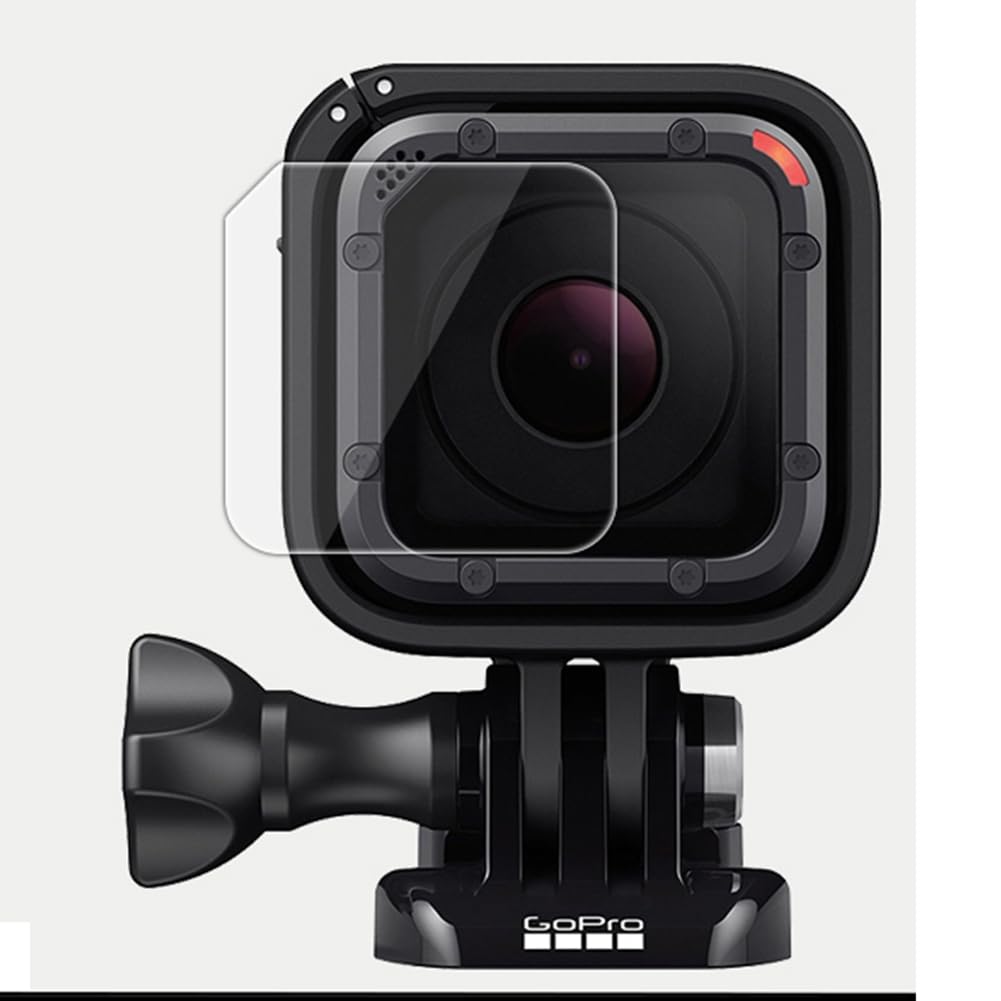 Kepuch 2 Pack Tempered Glass Screen Protector Transparent Compatible for GoPro Hero 5 Session