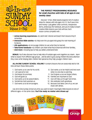 All-in-One Sunday School for Ages 4-12 (Volume 1): When you have kids of all ages in one classroom (Volume 1) - Image 2