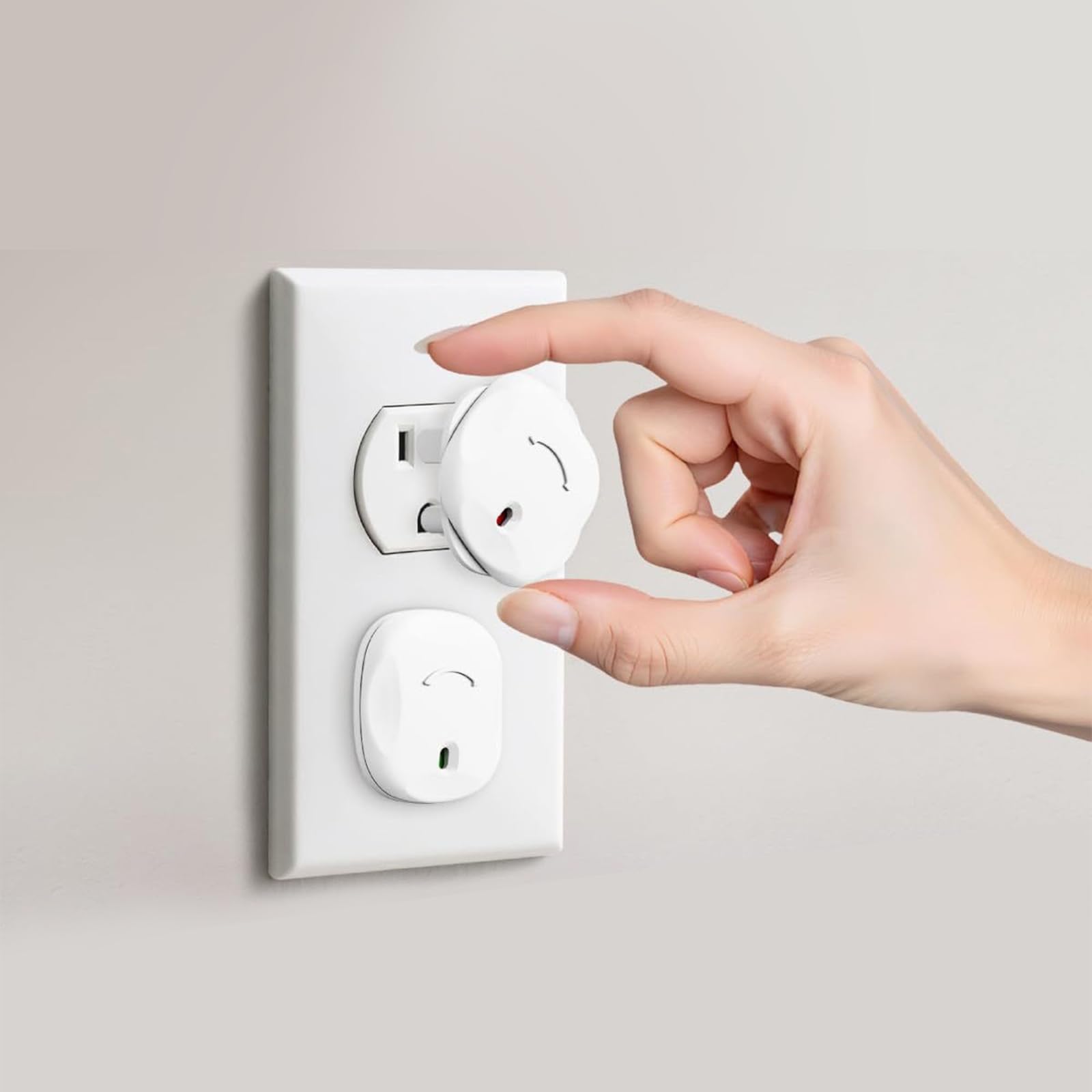 Copri Prese elettriche Sicurezza Blocca l ' Accesso incidenti Costruzione Lunga Durata per la Sicurezza Domestica Copri Prese a Prova Bambino
