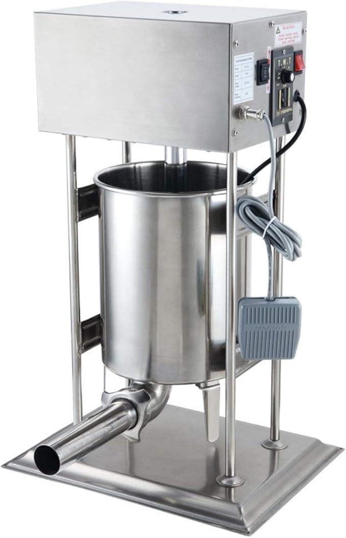 Electric Sausage Stuffer 15L/30Lbs Capacity Stainless Steel