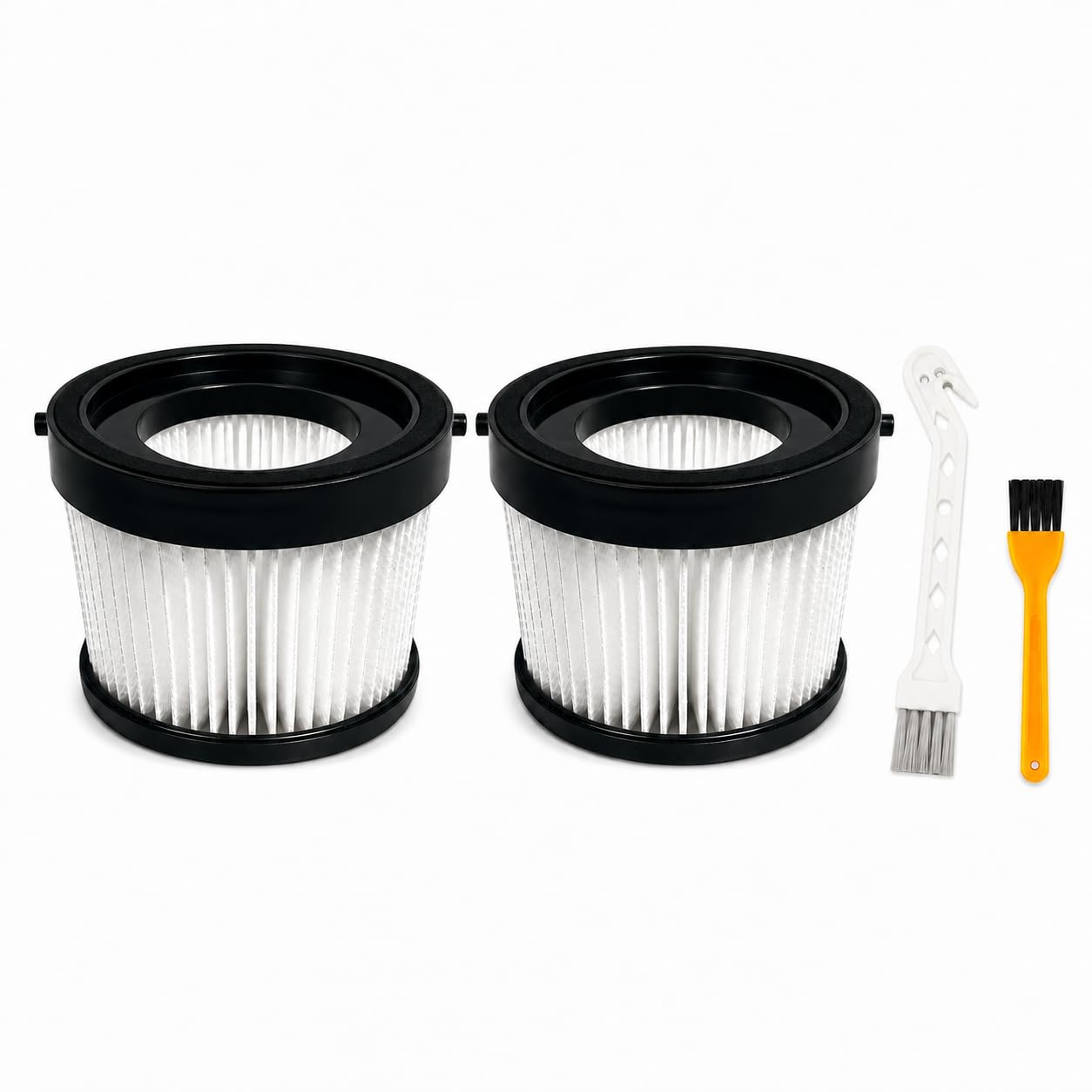2 Pack DCV501HB Filters for DEWALT 20V Cordless Handheld Vacuums Filter, Washable and Reusable, Compatible with Part # DCV5011H DCV501HB