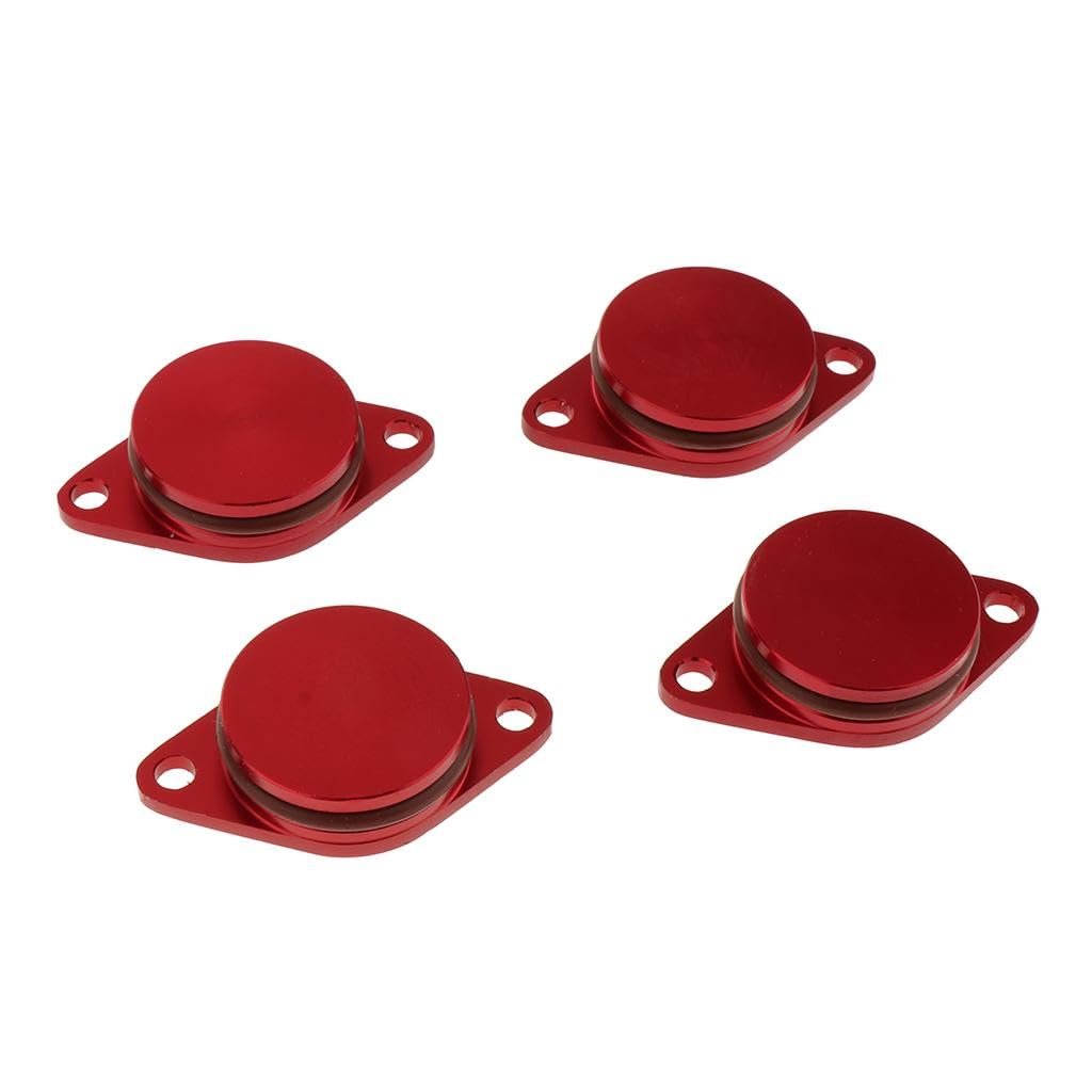 SAZ DEKOR 33mm for M57 SWIRL BLANKS FLAPS repair delete kit+ intake gaskets Red