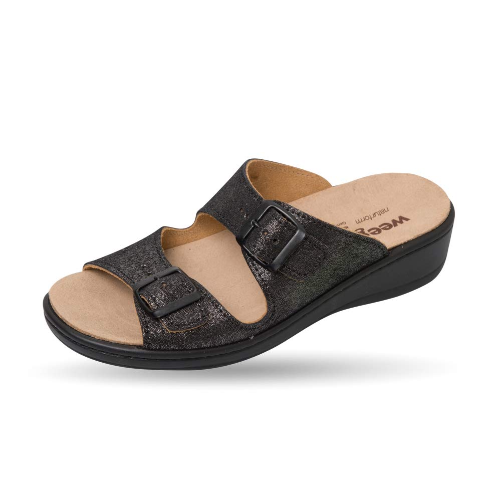 Medicus Slipper met voetbed Zwart