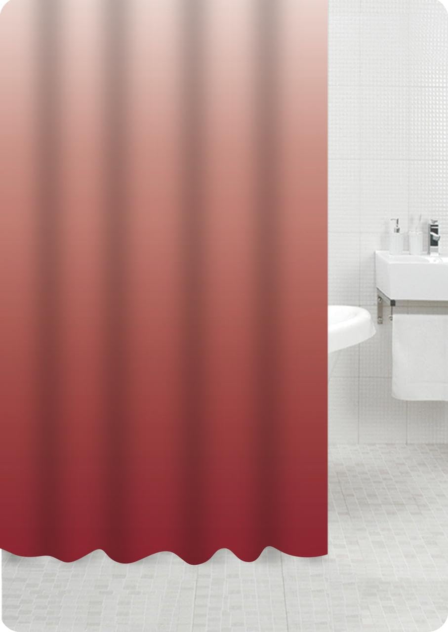 Luxury Shower Curtain - 6.5ft Polyester, 12 Hooks -8