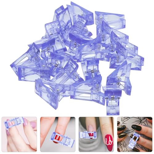 VICASKY 20 clips para uñas acrílicas color azul miniatura 7