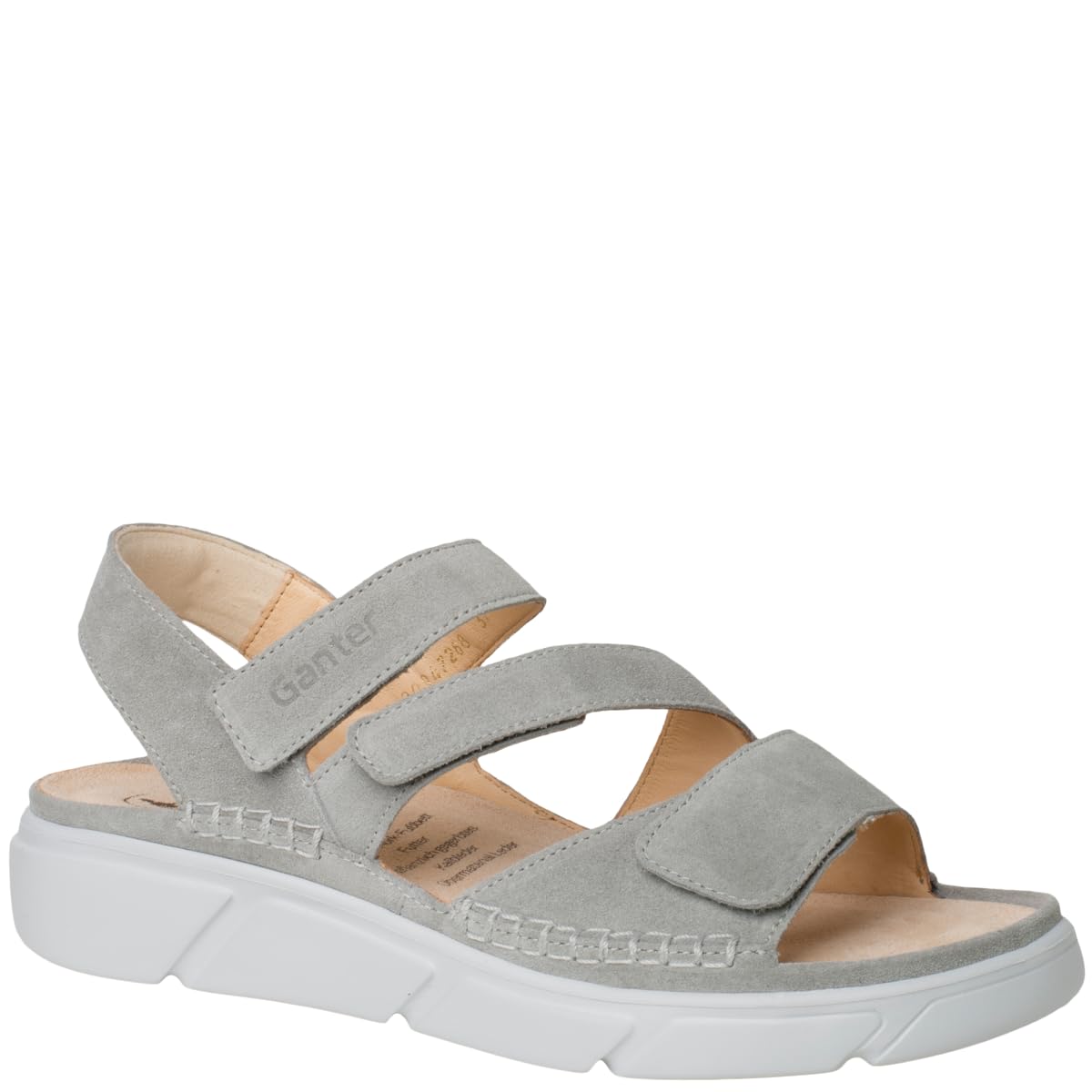 Ganter Women's Halina Sandals, gray, 39 EU Weit