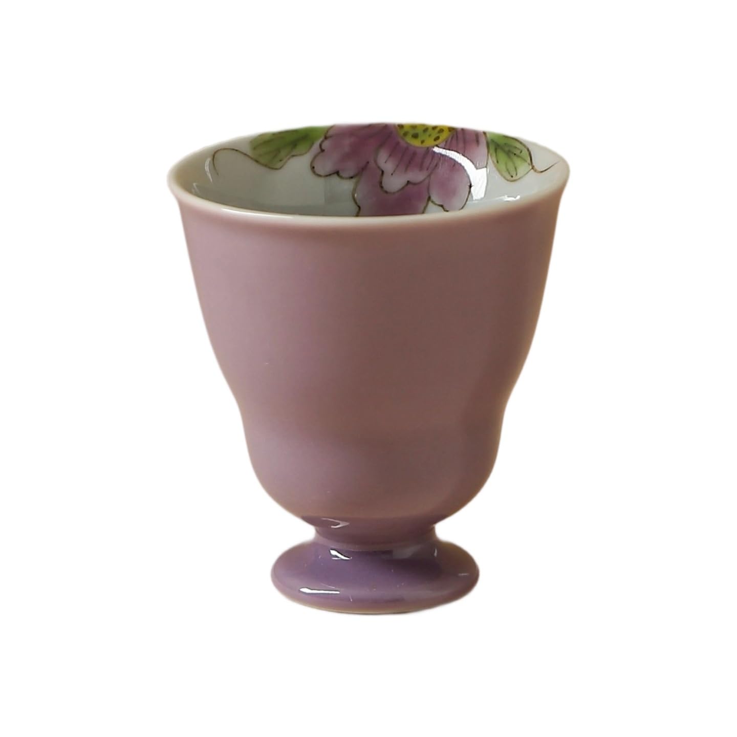 Teetasse, weißes Porzellan, handbemalte Pfingstrosen-Teetasse, Kung-Fu-Tee-Set, Haushalt, kleine, Teestube, Trinktee, einzelne Tasse, Einweichbehälter