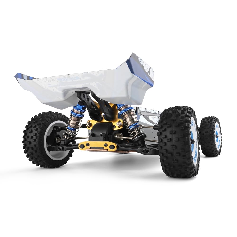 Auto RC ad Alta Velocità per Adulti WLtoys 1/12 Buggy RC Fuoristrada 124017 4WD Auto RC Fast Drift Auto da Corsa Telecomandata Senza Spazzole con 2 Batterie