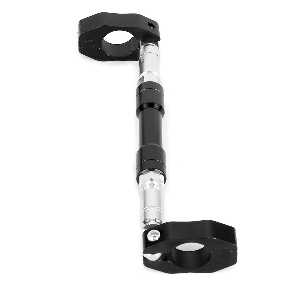 Barra Transversal de Equilibrio Ajustable para Motocicleta de Aleación de Aluminio - Negro