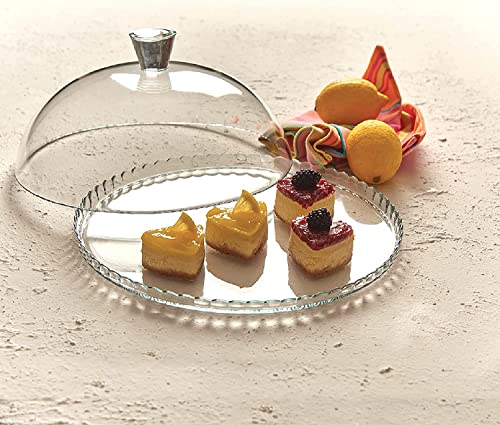 Miniatura 2 de Pasabahce 233226 Plato Reposteria Tapa Cristal Diam 32.