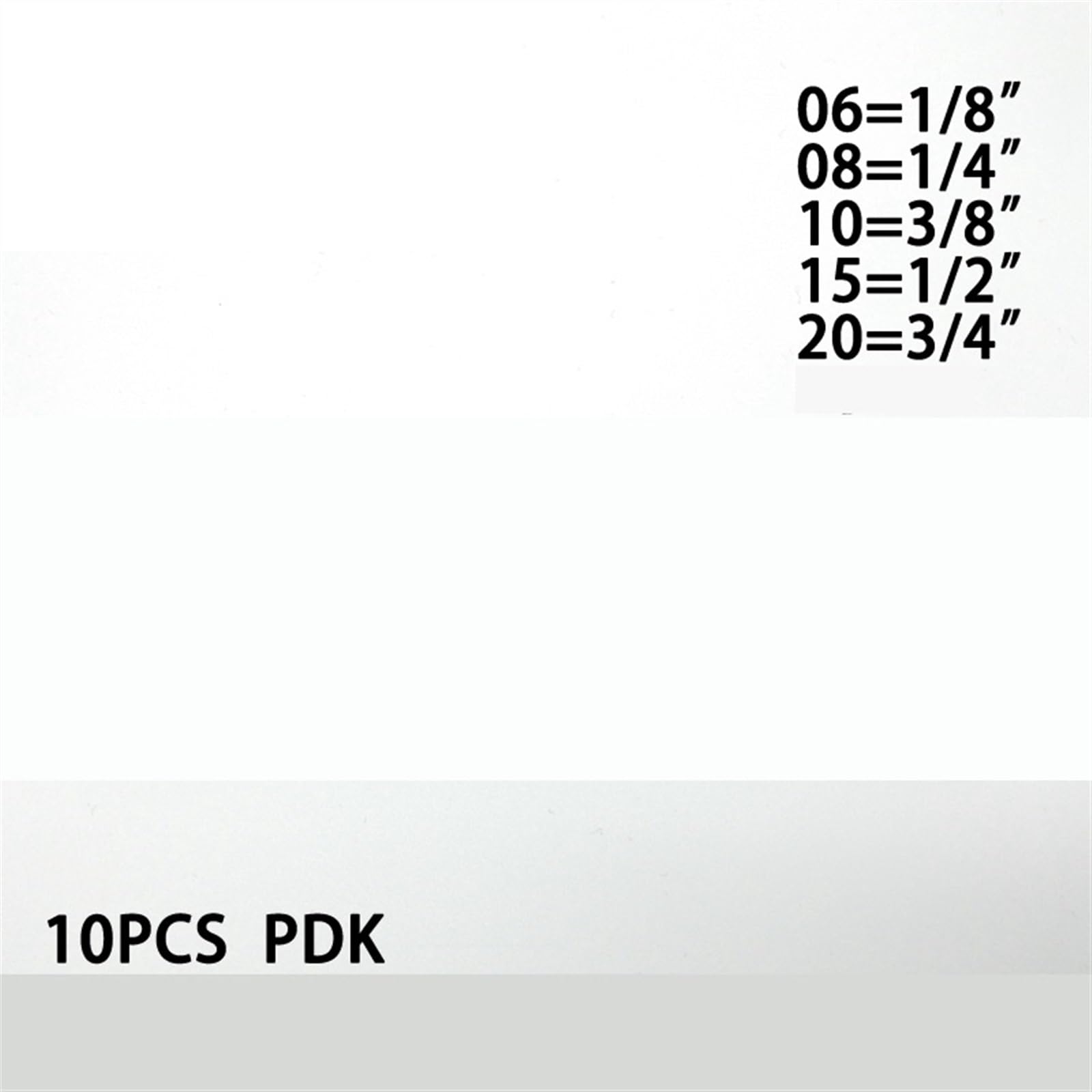 Silencieux d'échappement pneumatique, 10 pièces/lot PDK 1/8 1/4 3/8 1/2 3/4 silencieux d'échappement papillon des gaz pneumatique raccord(3/4")